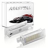 Asasytal LED Footwell Boot Lamps Replacement Under Door Courtesy Light Compatible with BMW E60 E87 E70 E90 E92 E63 E65 E85 M3 MINI Z4 R50 R52 ect, Luggage Compartment Glove Box Light Lamp, 2 Pieces