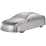 Car Cover for Nissan Cube | 3980 x1695 x1650 mm| Outdoor And Indoor Waterproof Full Car Cover, All-Weather Rain Snow Wind Uv Breathable Anti-Scratch, With Zipper(Schwarz)