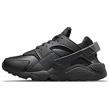 Nike Womens Air Huarache Fashion Sneakers, Black/Black, 3.5 UK