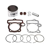 chunx Complete Piston Kit Rings 1X Fit For Stomp YX140 Pitbike Engines Gasket Oil Seal Diameter 56mm Fit For Z140 Z3 140 Z2 Pit Bike WPB Demon chunx (Color : A)