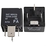 Reliable DC12V 70A Car Relay for Ford Models including For Mondeo, Focus, and More Pack of Two