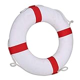 Raguso Safety Inflatable Lifeguard Buoy Float Life Preserver Inflatable Ring Swimming Ring