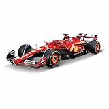 Bburago Build-It-Yourself Die-Cast Formula 1 F1 Model Kit - Ferrari SF-24 -LeClerc - 1:24 Scale - Exceptionally Detailed Collectable Replica Race Car, Multiple Colours