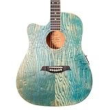 Lindo Left Handed Willow Electro/Electric Acoustic Cutaway Guitar with Pre-Amp and Digital Tuner Padded Gig Bag