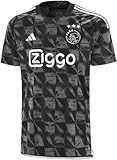 adidas Men's Soccer Ajax 23/24 Third Jersey - Celebrating The Beautiful Game's Finest Producers of Football Talent, AEROREADY, Black, Large