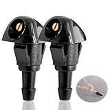 2 PCS Windscreen Washer Jets, Front Windscreen Washer Spray Nozzle Jet 76810-SEA-A01 for Honda Civic Fit Jazz CR-V Accord Prelude Shuttle