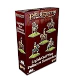 Warlord Games Parliament Commanders - Epic Scale Miniatures for Pike & Shotte Highly Detailed English Civil War Miniatures for Table-top Wargaming