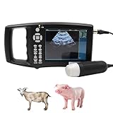 LINCYS Veterinary Ultrasonic Scanner Kit, Portable Ultrasonic Scanner Veterinary, Multi-Function Veterinary Ultrasonic Machine, B-Ultrasonic Scanner For Farm Animals Pig Goat Cow Pregnancy