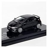 XIYUEYING For Honda Honda Civic FN2 Alloy Car Model Silver Black Toy Car 1 64(2)
