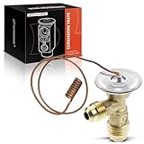 A-Premium A/C Expansion Valve Compatible with Ford F-100 Ranger F-150 F-250 F-350 Mustang E-100 Econoline Honda Civic Accord Dodge Challenger Charger Jeep