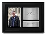 HWC Trading Jeff Hordley Emmerdale Cain Dingle Gifts Printed Signed Autograph Picture for TV Show Fans - A4 Framed