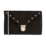 Lotus Millor Pearl Front Handbag - Black