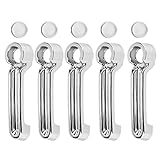 TKSE Chrome Door Handle Cover,Chrome Side Door Handle Covers Trims,5PCS Car Chrome Door Handle + Tail Cover Trim Compatible for J_eep W_Rangler Liberty Dodge Nitro