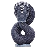 Nemesis Now Cult Cuties Ouroboros Snake 9.6cm, Resin, Black, Ouroboros Occult Snake Figurine, Scarily Adorable Snake Figurine, Snake Gift, Cast in the Finest Resin, Lovingly Hand-Painted
