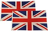 2 x NWFlags Union Jack Flag 5ft x 3ft Premium Polyester Suitable For Flagpoles