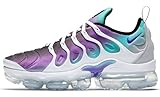 Nike Men's Air Vapormax Plus Sneakers, White Fierce Purple Aurora Green Black, 9 UK