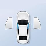 DLLHL Car Window Shade for MG TF,Silver/Black Glue Cloth Magnetic Car Sun Shades Car Sun Visor Car Window Privacy Curtains Blocking UV Sun Protection Car Accessories,Silver-forward 2pcs