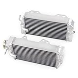 LUXERAD Full Aluminum Radiator Replacement for Hon-da CRF450 CRF450R CRF 450 R 2002-2004 2003