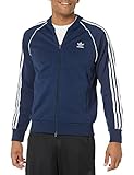 adidas Originals Men's Adicolor Classics Superstar Track Jacket, Night Indigo/White, Medium