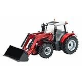 Britains 1:32 Massey Ferguson 6616 Tractor with Front Loader, Farm Set Toy Tractors for Children, Toy Tractor Compatible with all 1:32 Scale Farm Toys, Suitable for Collectors - Kids 3 Years 43082A1