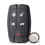 5 Buttons For Land Rover Freelander 2 Smart Car Key Fob Case with VL2330 Battery for Freelander 2 key Fob For Land Rover Discovery Key