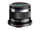 Olympus M.ZUIKO DIGITAL 45mm 1:1.8 Lens - Black