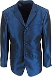 Mazeys Mens Tonic Suit (UK, Numeric, 42, Regular, Regular, Teal Blue Jacket)