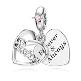 Sister Charm for Pandora Sister Charms Sterling Silver Heart Charms