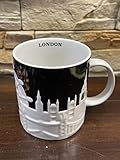 STARBUCKS London Mug with Relief Design Height 10.5 cm Diameter 9.3 cm Stoneware Dishwasher and Microwave Safe