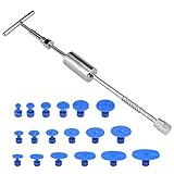 FOCCTS 27 Pcs Car Dent Puller Kit Auto Body Dent Puller, Dent Repairing kit, with Slide Hammer T bar, Dent Removal Glue & Pulling Tabs, Efficient Automobile Body Repairing