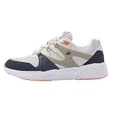 British Knights Men's Ravel Sneaker, Beige Ink Blue Orange, 12.5 UK