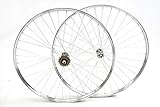 26 x 1 ½ (584) WHEELS FOR VINTAGE ROADSTER ANTIQUE BIKE WESTWOOD ROD BRAKE STEEL CHROME RIMS (FRONT WHEEL ONLY)
