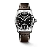 Longines orologio Longines Spirit 40mm Nero automatico Acciaio L3.810.4.53.0