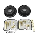Carburettor Tool Motorcycle Carburetor Repair Kit For Kawasaki KLE500 1991-2005 Seal Ring Plunger Vacuum Diaphragm And Float Parts. Repair Set(Color 3)