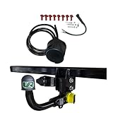 UmbraRimorchi Vertical Detachable Towbar And 12N Wiring Compatible With Opel/Vauxhall ANTARA 28056/VM 02/2006-Onwards