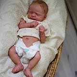 Anano Realistic Reborn Baby Doll Platinum Silicone Full Body Newborn Infant 18", Anatomically Correct, Lifelike Features & Complete Accessory Set - Gift For Kids & Collectors