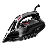Russell Hobbs Steam Iron [3100W, 210 g/min extra steam boost, 70 g/min steam] Power Steam (350ml, ceramic soleplate, self-cleaning & spray water function, anti-limescale, drip stop) 20630