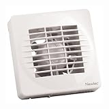 Newlec NL880 Standard Bathroom Extractor Fan 4" - White