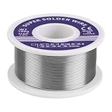 Solder Wire 0.8mm 100g, Lead Free Rosin Core Soldering Wire Sn99.3 Cu0.7, Electrical Solder for Circuit Boards Components and Wires, Plumbing Solder for DIY Repairs and Electronic Soldering Projects
