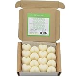 RS Wellness Coconut Highly Scented Wax Melts - 16 Heart Wax Melts Gift Set - Highly Scented Handmade Home Fragrance - Vegan & Pet Friendly