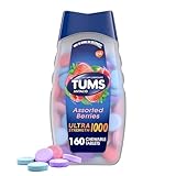 Glaxo Smithkline Consumer B001G7QOU6 Ultra Strength Assorted Berrie Antacid Chewable Tablet for Heartburn Relief, Pack of 160