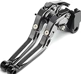 ELEKNZBZTG for G310R G310 R G 310 R G310GS G310 GS 2017-2023 1155 Brake Clutch Levers Extendable Folding Adjustable Brake and Clutch Lever(Titanium)