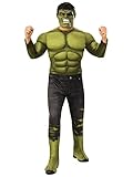 Rubie's Official Avengers Endgame Hulk, Deluxe Adult Mens Costume - Size Standard/Medium Halloween