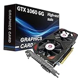 GPVHOSO GTX 1060 6GB Graphics Card GDDR5 192Bit 4K VR Ready Video Cards with Dual Cooling Fans, Support Direct X12 PCIe3.0 * 16 HDMI DVI DP, High Performance for Gaming and Creative Work