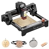 LONGER Ray5 mini Laser Engraver – 2.5W High-Speed CNC Machine, 12000mm/min Cutting Speed, 140×130mm Work Area, Compatible with Wood, Metal, Acrylic & Leather, WiFi Connectivity, Emergency Stop