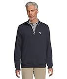 Barbour Men's Beckhill Half Zip Sweatshirt Pullover Sweater, Navy, L