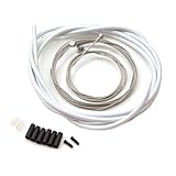 Clarks Universal S/S Front and Rear Brake Cable Kit W/ P2 White Outer Casing