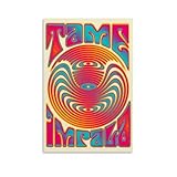Ockxin Tame Impala Poster Rock Band Music Vintage Cover Music Posters for Room Aesthetic Canvas Wall Art Bedroom Decor12x18inch(30x45cm)