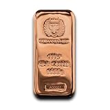 1kg Copper Bar 99.99% Purity Beautifully Embossed and Polished Germania Mint