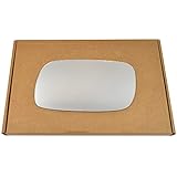Less4spares Wing Mirror Glass Left Compatible with Vauxhall Calibra 1990-1997 STICK-ON Passenger Near Side Convex